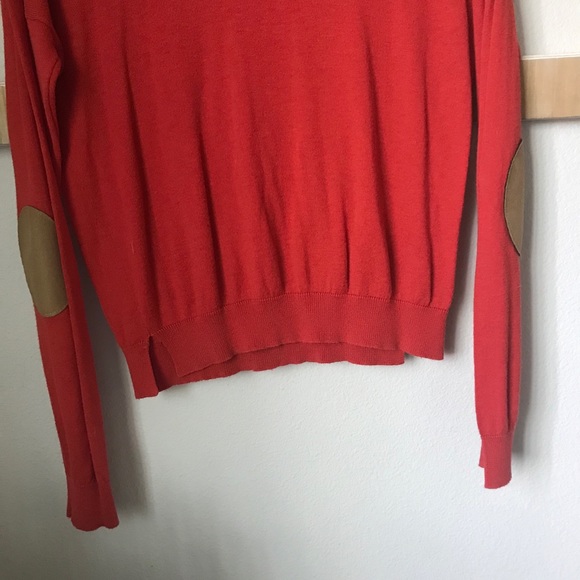 Forever 21 Burnt Orange Elbow Patch Sweater - Picture 5 of 7